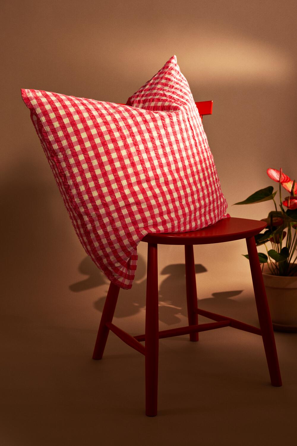 Bæk&Bølge sengetøj - rød/gul